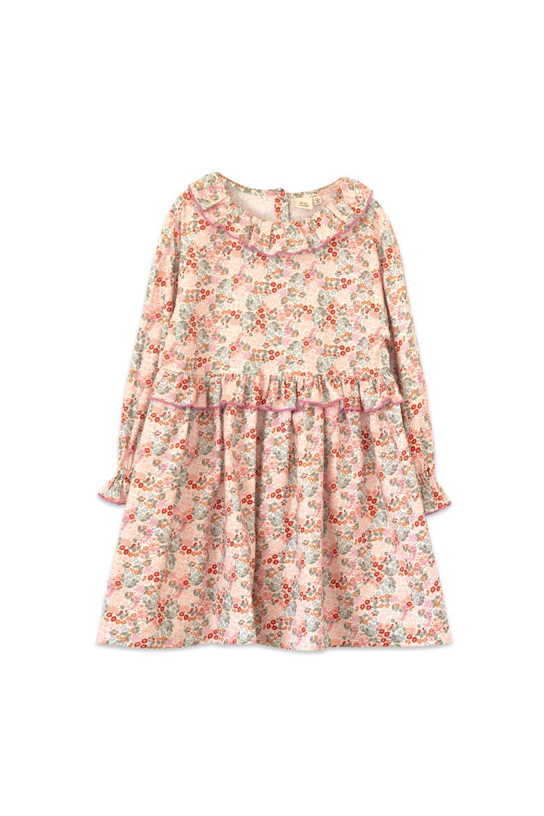 Chloe Ruffle Collar Dress, Main, color, Pixie Blooms