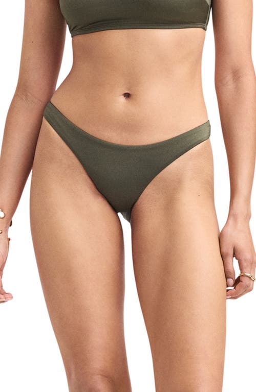 Vitamin A ® California High Leg Bikini Bottoms In Green