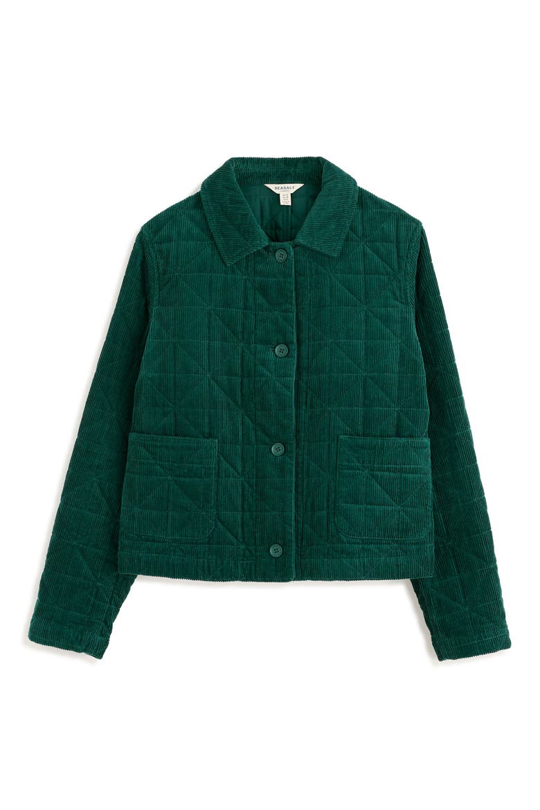 Incoming Tide Quilted Corduroy Jacket, Alternate, color, DARK THYME