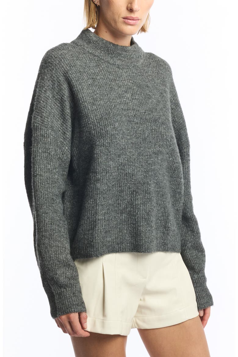 Nola Sweater, Alternate, color, Dark heather grey