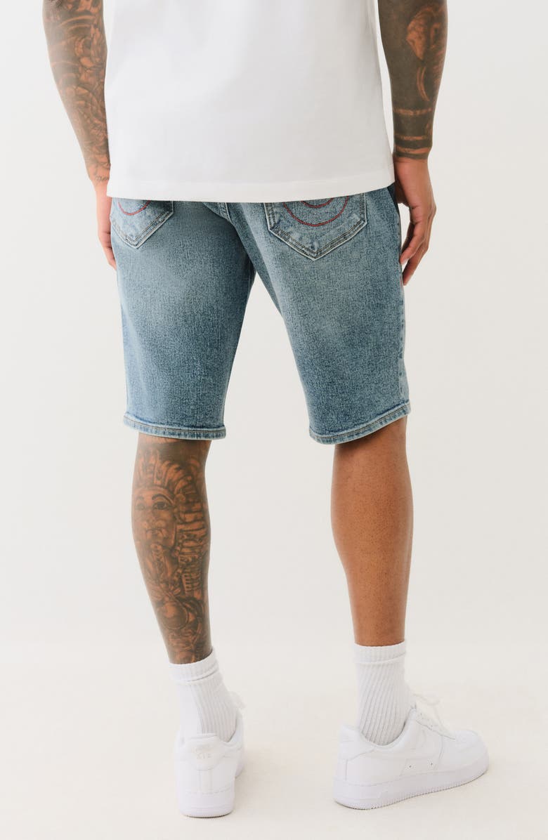 True Religion Ricky Straight Leg Denim Jorts, Alternate, color,
