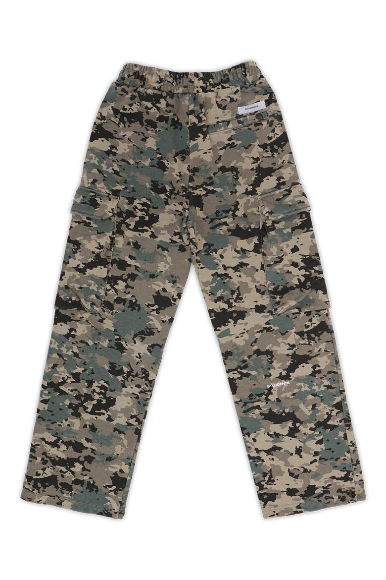 Clearfield Camo Fleece Cargo Pants, Alternate, color, CAMO