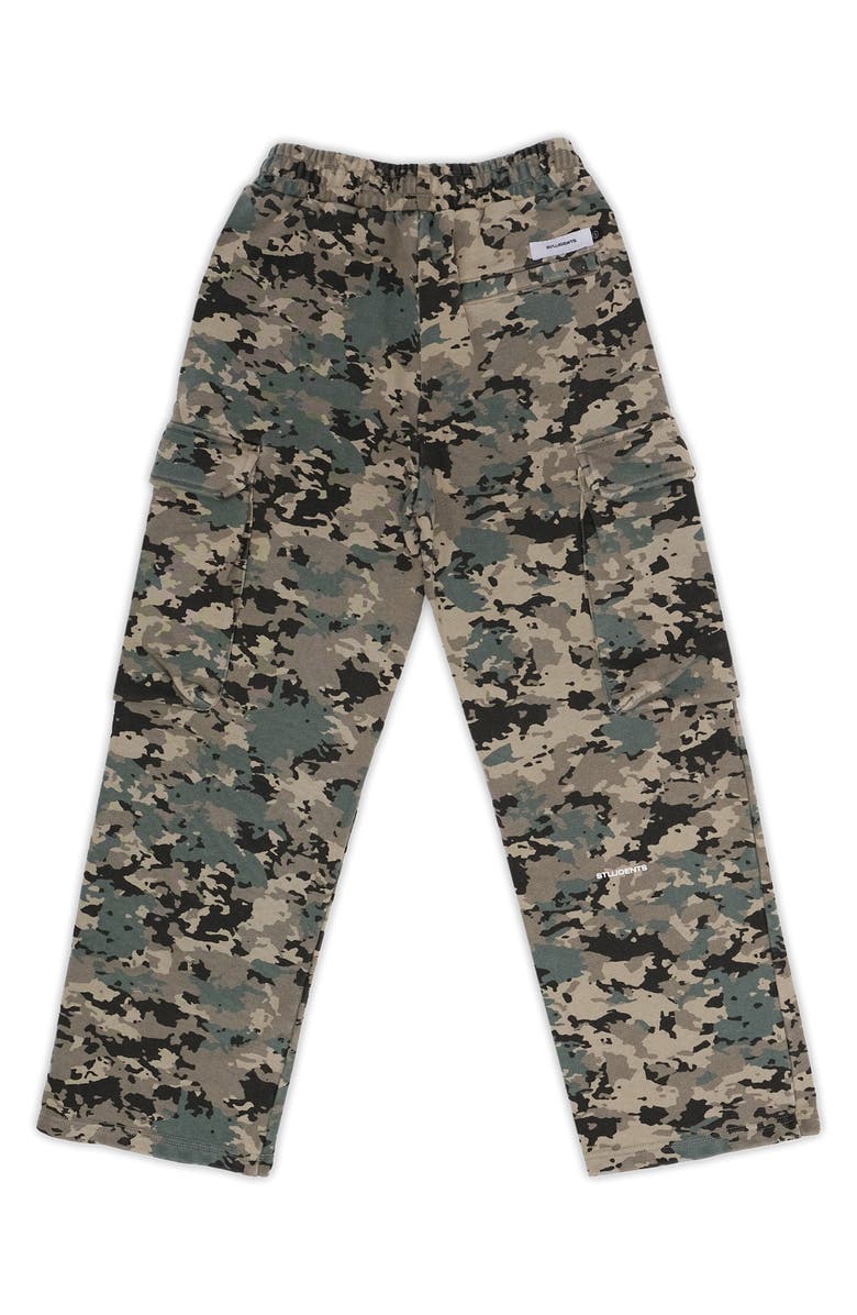 STUDENTS Clearfield Camo Fleece Cargo Pants, Alternate, color, Camo