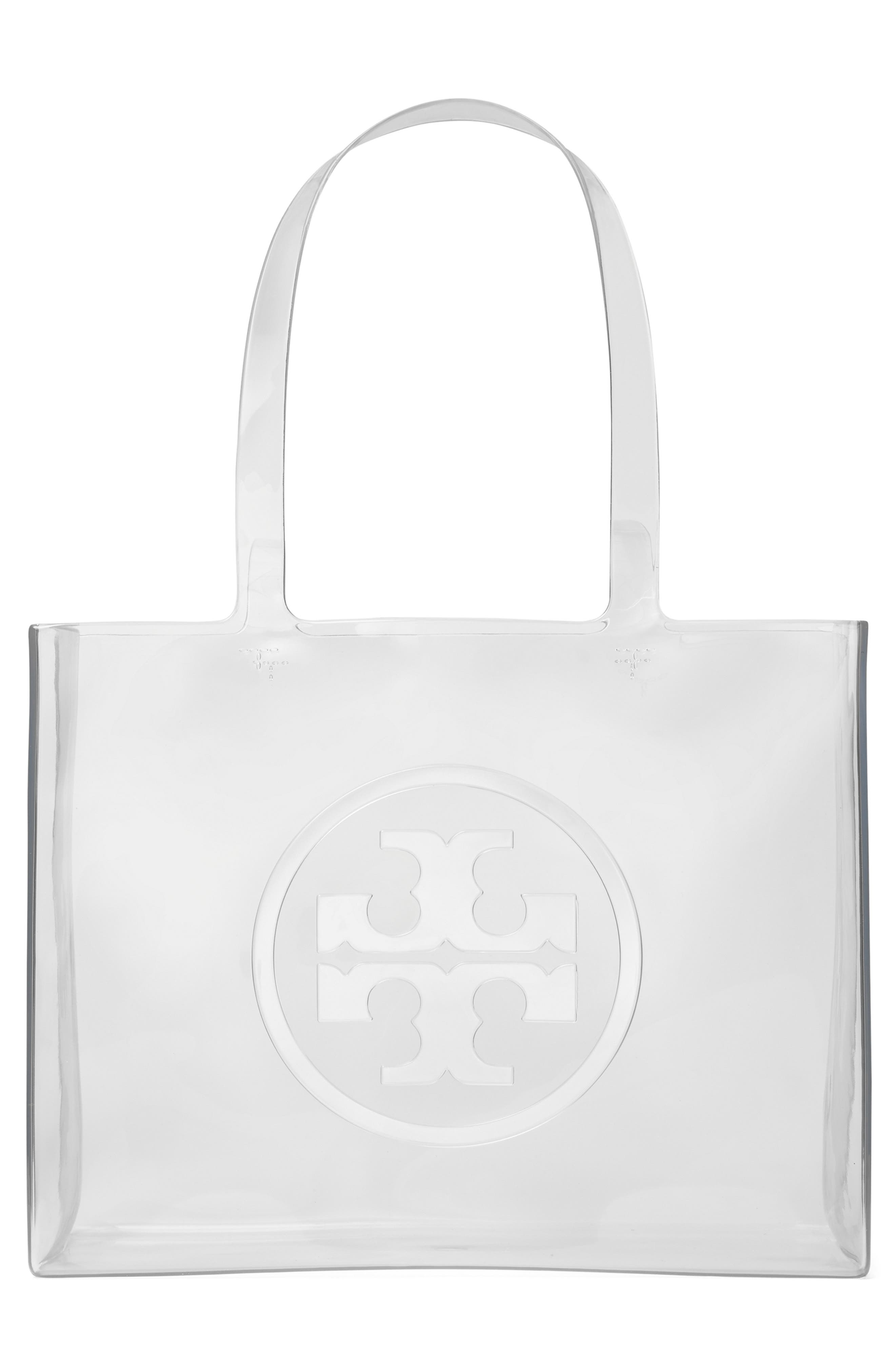 Tory Burch Small Ella Clear Tote, Main, color, Crysyal Clear