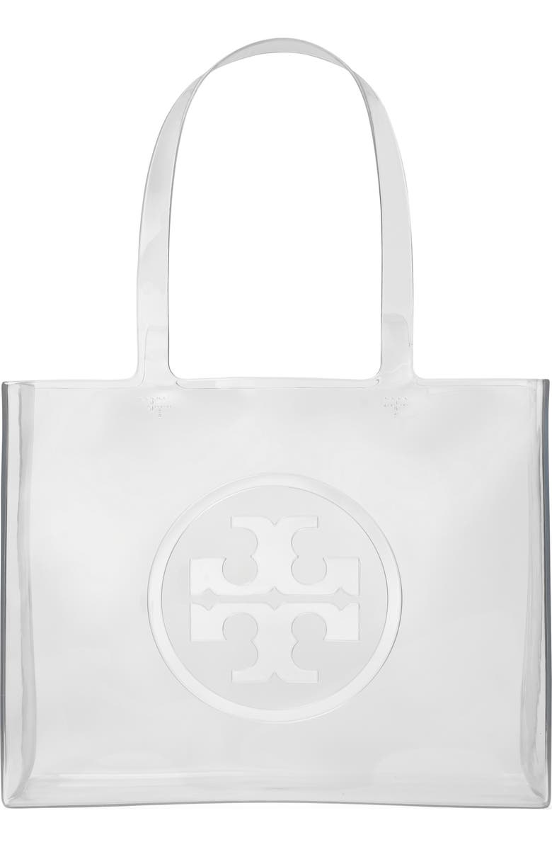 Tory Burch Small Ella Clear Tote, Main, color, Crysyal Clear