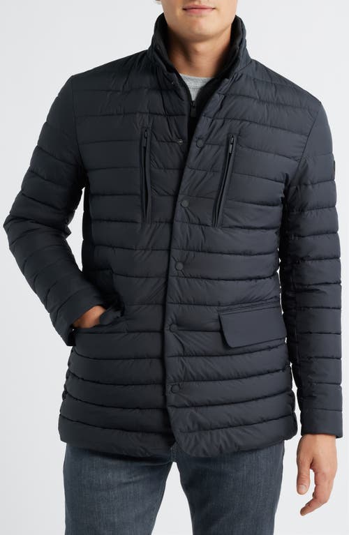 Save The Duck Elias Quilted Water Resistant Puffer Jacket In Blue
