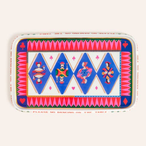 Shekou Porcelain Decorative Tray Curated Decor