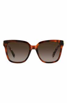 Kate Spade kiya 56mm gradient square sunglasses