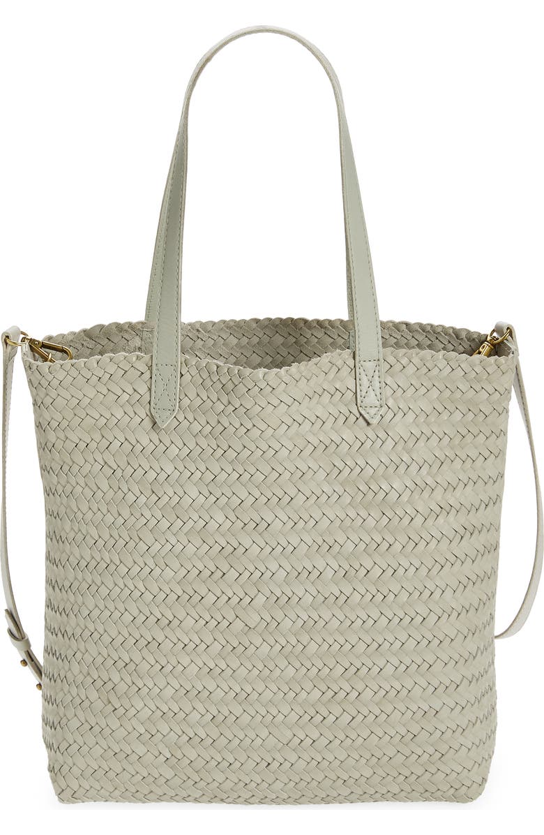 Madewell The Medium Transport Tote: Woven Leather Edition, Main, color,