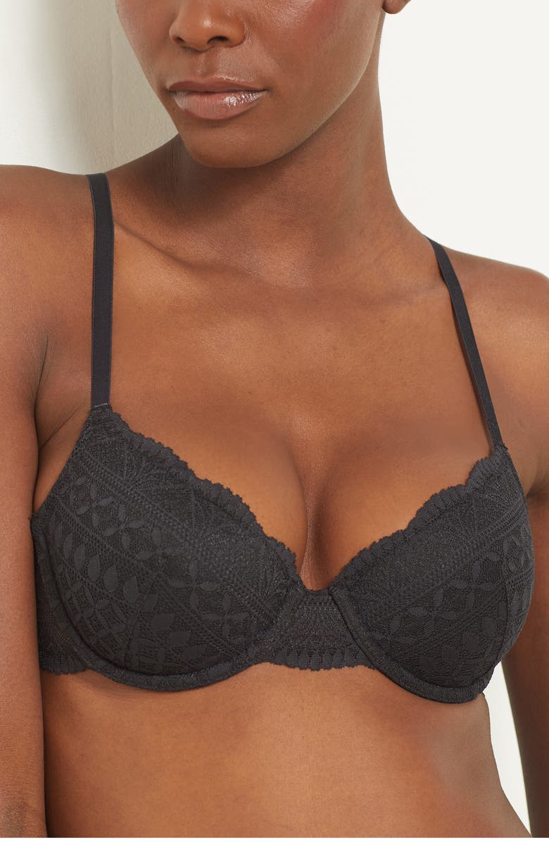 Etam Idole No. 4 Underwire Demi Bra, Alternate, color,