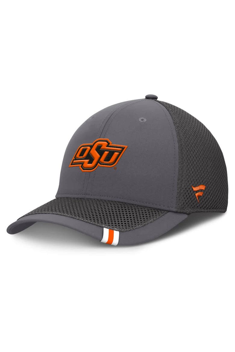 Men's Fanatics Gray Oklahoma State Cowboys Clincher Flex Hat, Alternate, color, Gray