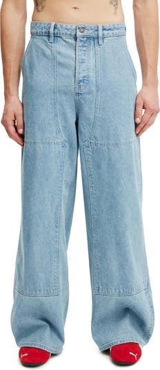 【threetimes】 Balloon baggy jeans 3Color Baggy balloon washing denim 3color - SIMIO | 60% - Asian