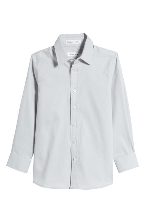 Kids' Solid Button-Up Dress Shirt (Little Kid & Big Kid)