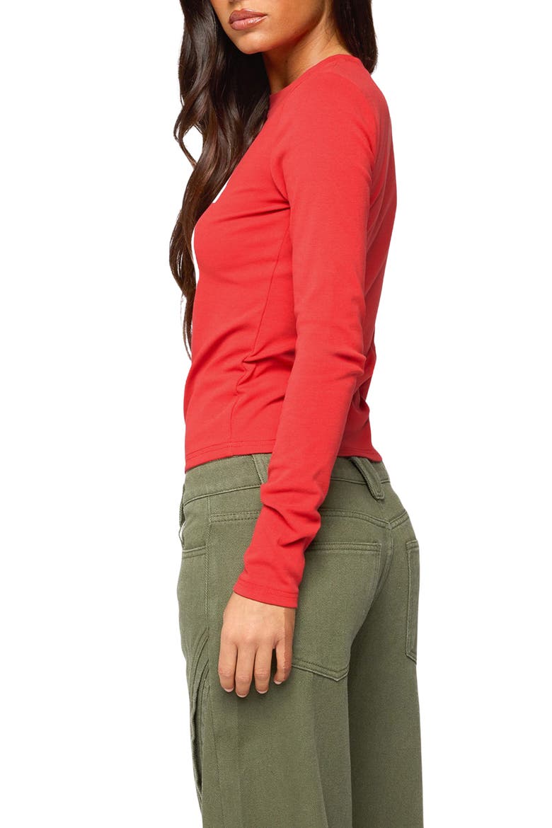 76 Stretch Cotton Graphic T-Shirt, Alternate, color, RED