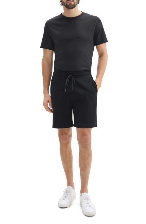 Theory Regular Fit Sweat Shorts In Black