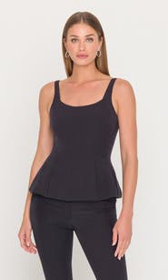 Generation Love Sofia Crepe Peplum Top