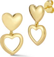 SPHERA MILANO Heart Drop Earrings