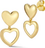 SPHERA MILANO Heart Drop Earrings