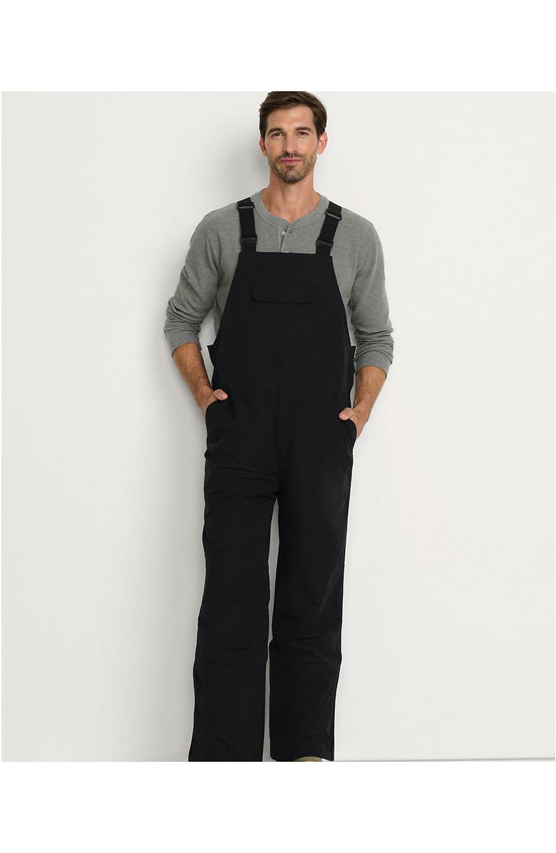 Lands' End Expedition Winter Bib Snow Pants, Alternate, color, Black