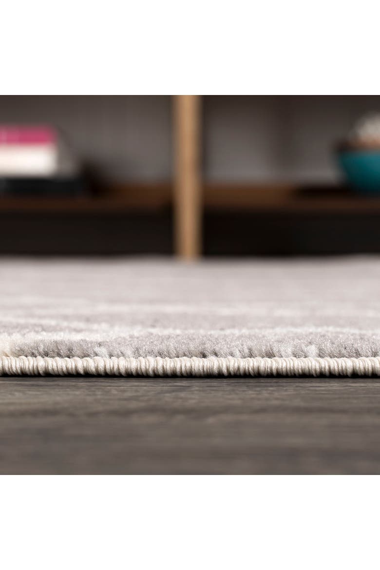 Asilah Ogee Fretwork Area Rug, Alternate, color, Dark Gray/Cream