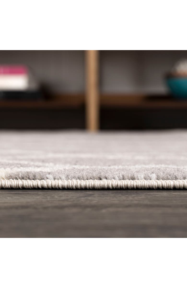 JONATHAN Y Asilah Ogee Fretwork Area Rug, Alternate, color, Dark Gray/Cream