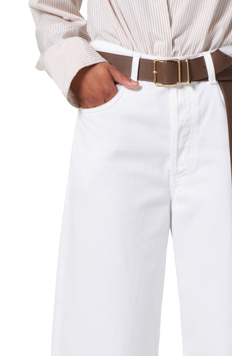 Citizens of Humanity Ayla Raw Hem Crop Wide Leg Jeans, Alternate, color, Harlow