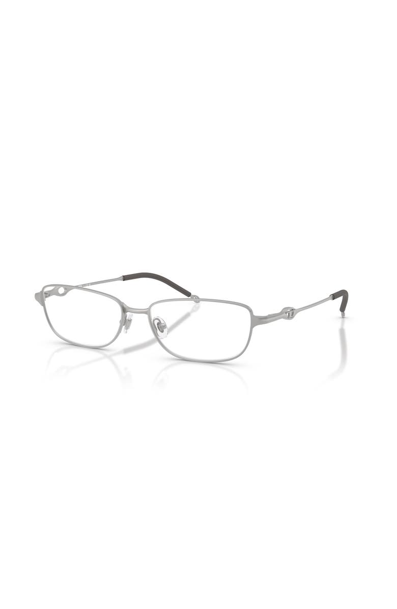 DIESEL<sup>®</sup> 56mm Rectangle optical glasses, Main, color, Silver