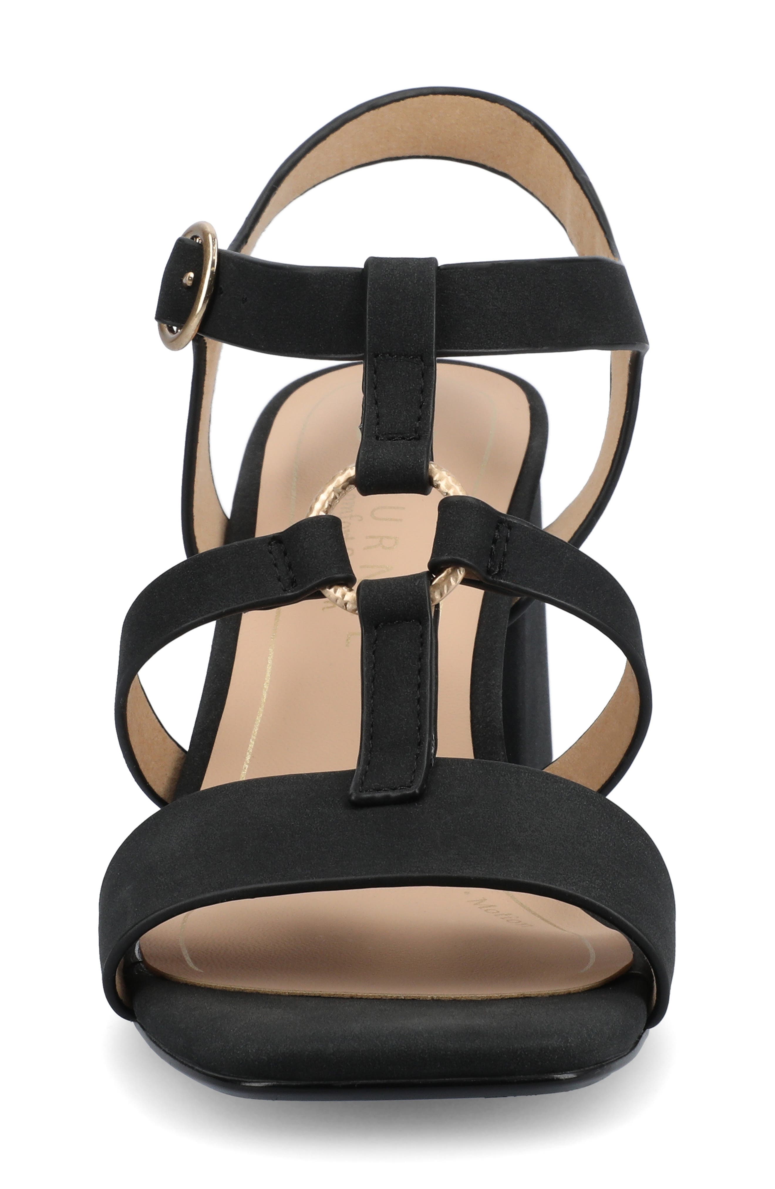 Journee Collection Marci Knotted Strap Loafer - Wide Width Available, Alternate, color, Black