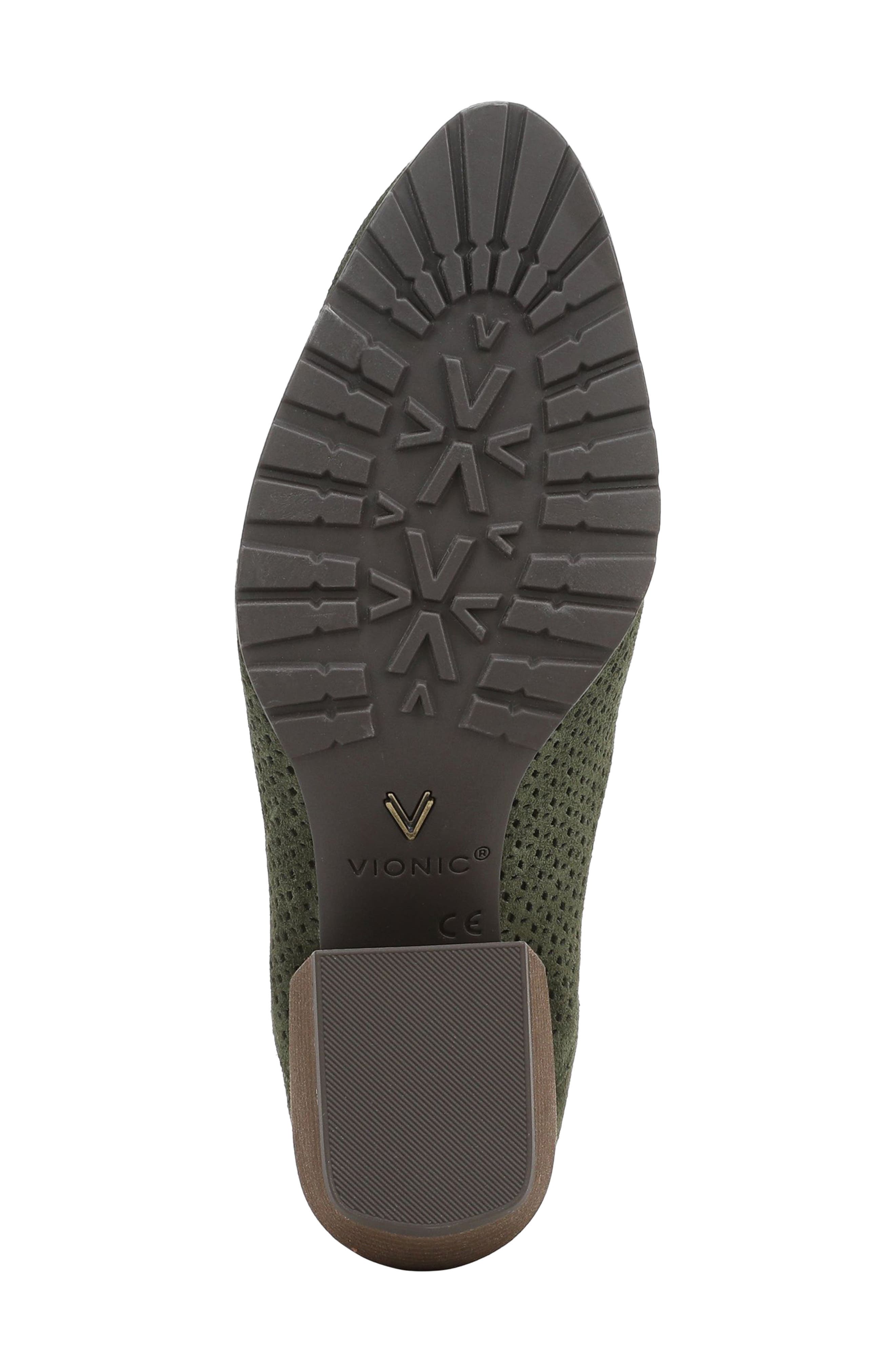 Bethany Perforated Bootie, Alternate, color, OLIVE MOSS SUEDE