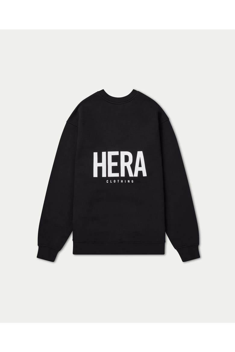 Staple Relaxed Fit Crew Neck Sweatshirt, Alternate, color, Black