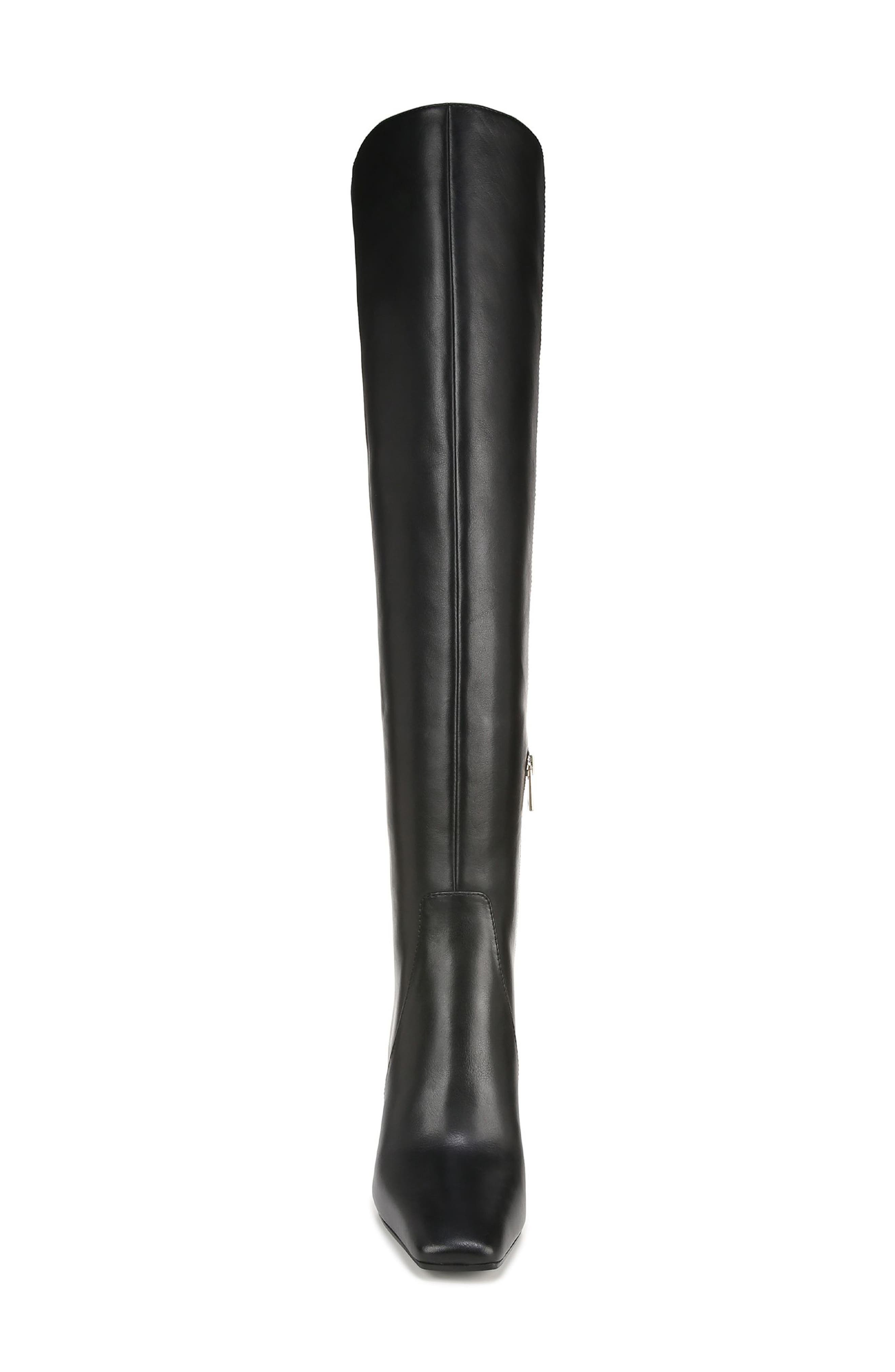 Naturalizer Lyric Over the Knee Boot, Alternate, color, Black Leather