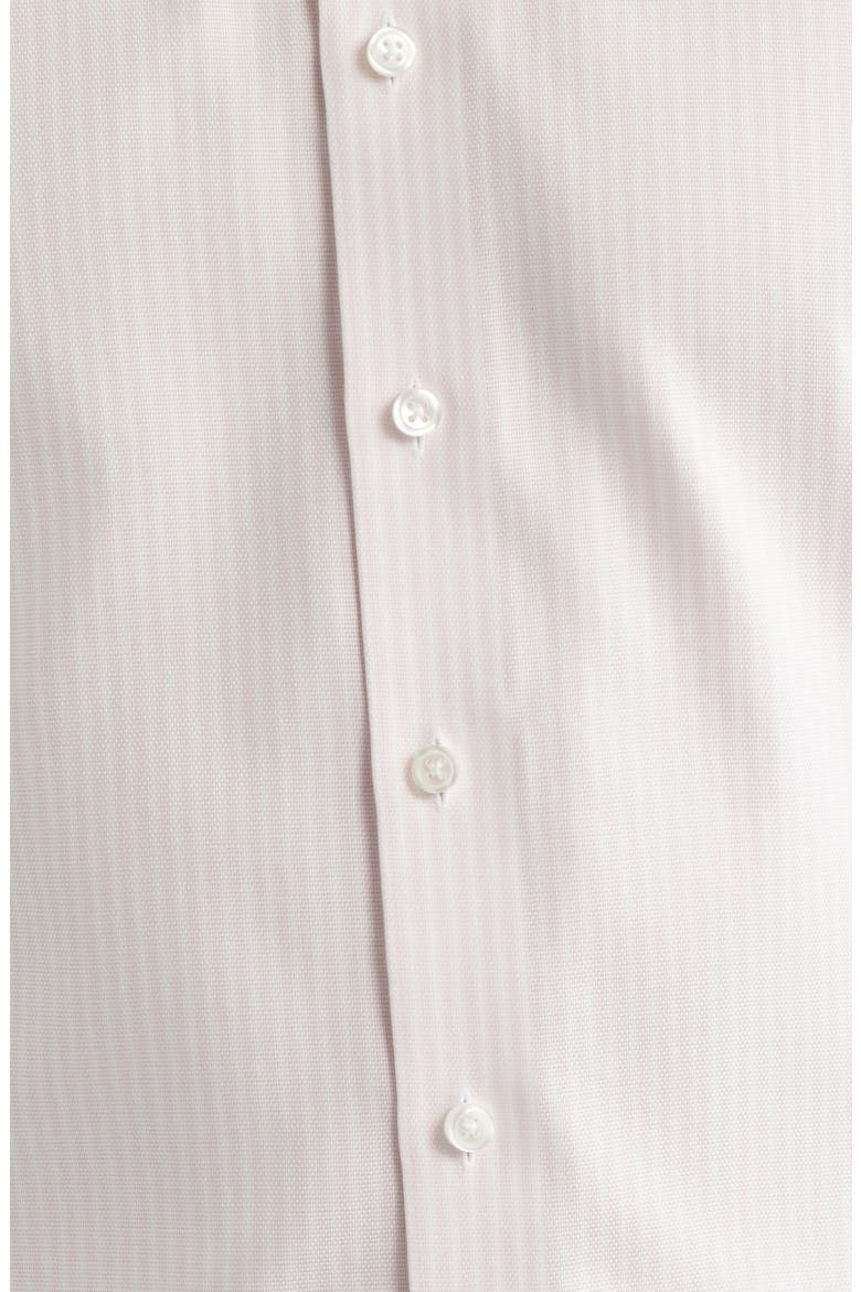 Premium Trim Fit Dress Shirt, Alternate, color, PINK PIAVE STRIPE