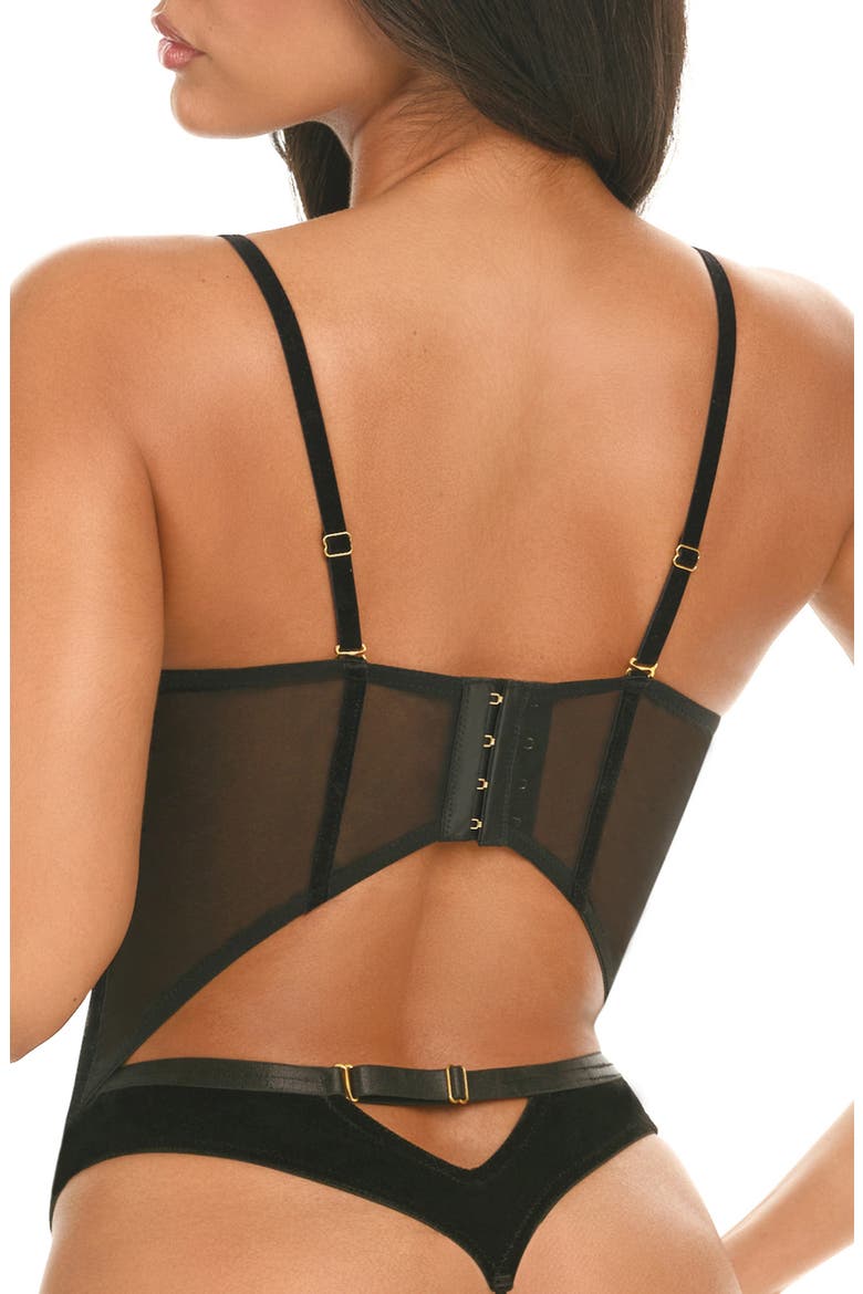 Emery Bustier, Alternate, color, BLACK