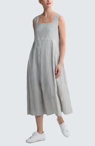 LUUKAA Norelle Garment-Dyed Balloon Dress
