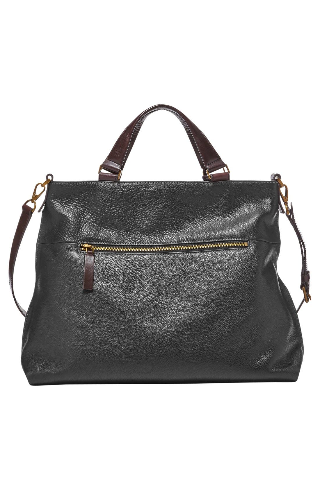 Fossil 'Vickery' Leather Crossbody Bag, Alternate, color, 