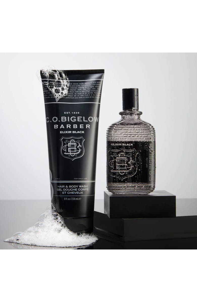 C.O. Bigelow Elixir Black Apothecary Box, Cologne + Hair & Body Wash $62 Value, Alternate, color, 