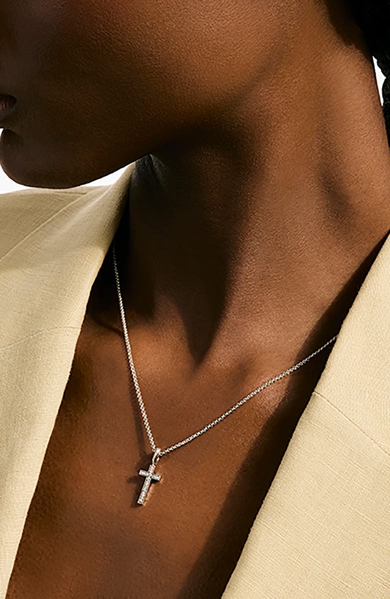 John Hardy JH Essential Cross Necklace, Alternate, color,