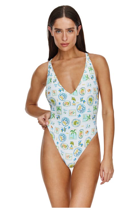Capri Vibes V-Neck One Piece