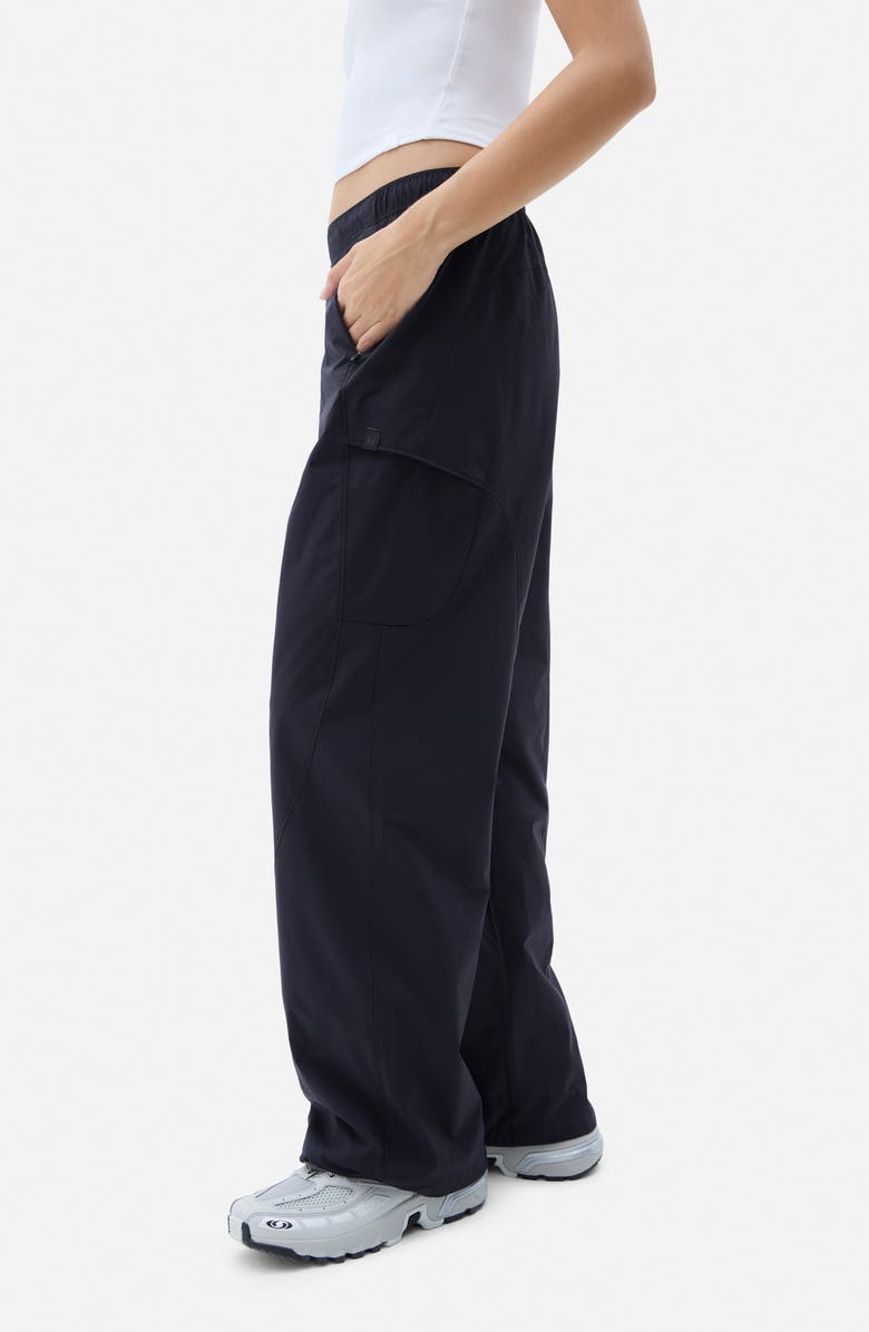 Halfdays Gwen Wide Leg Cargo Pants, Alternate, color, Black