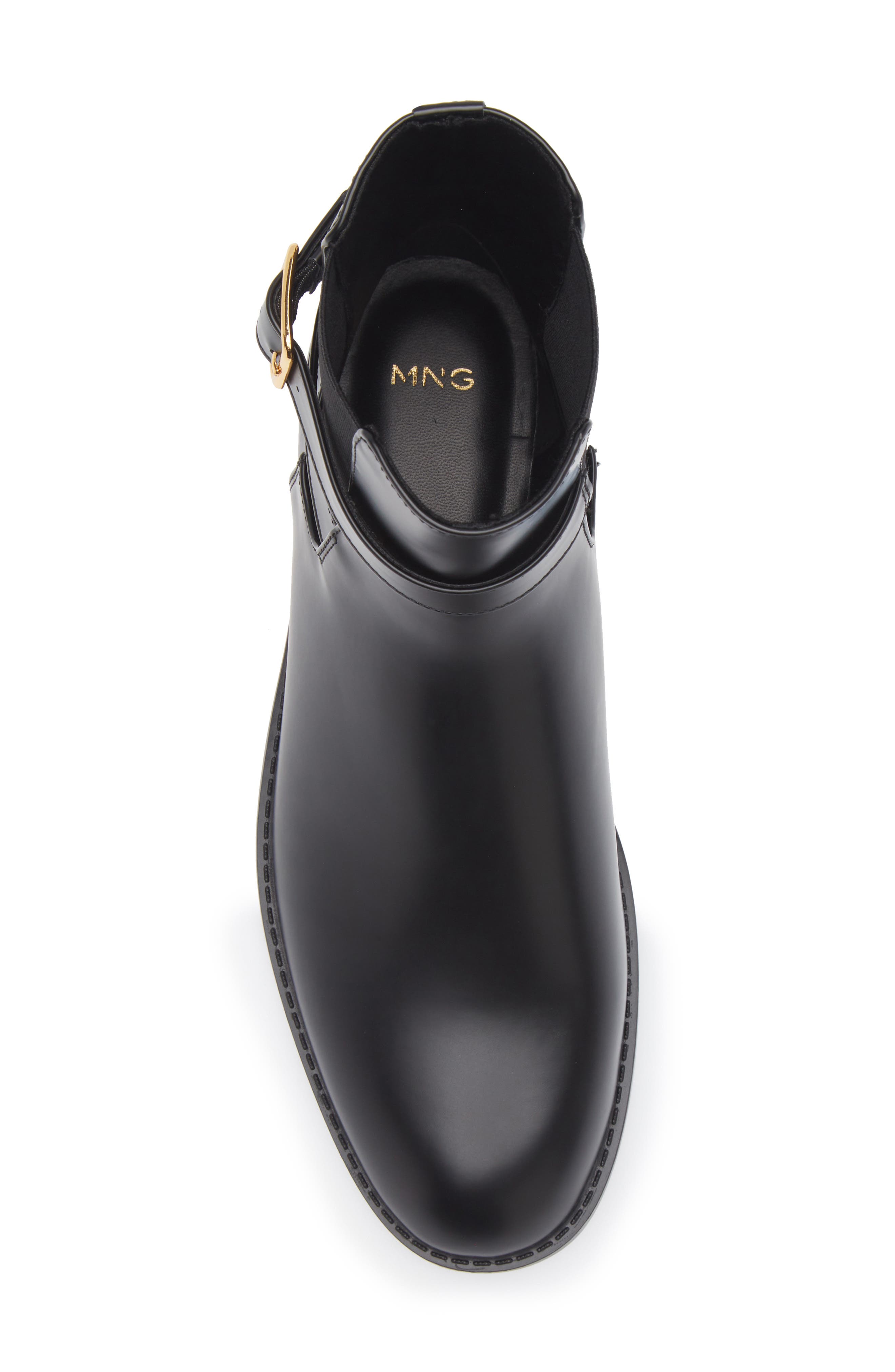 MANGO Piero Chelsea Boot, Alternate, color, Black
