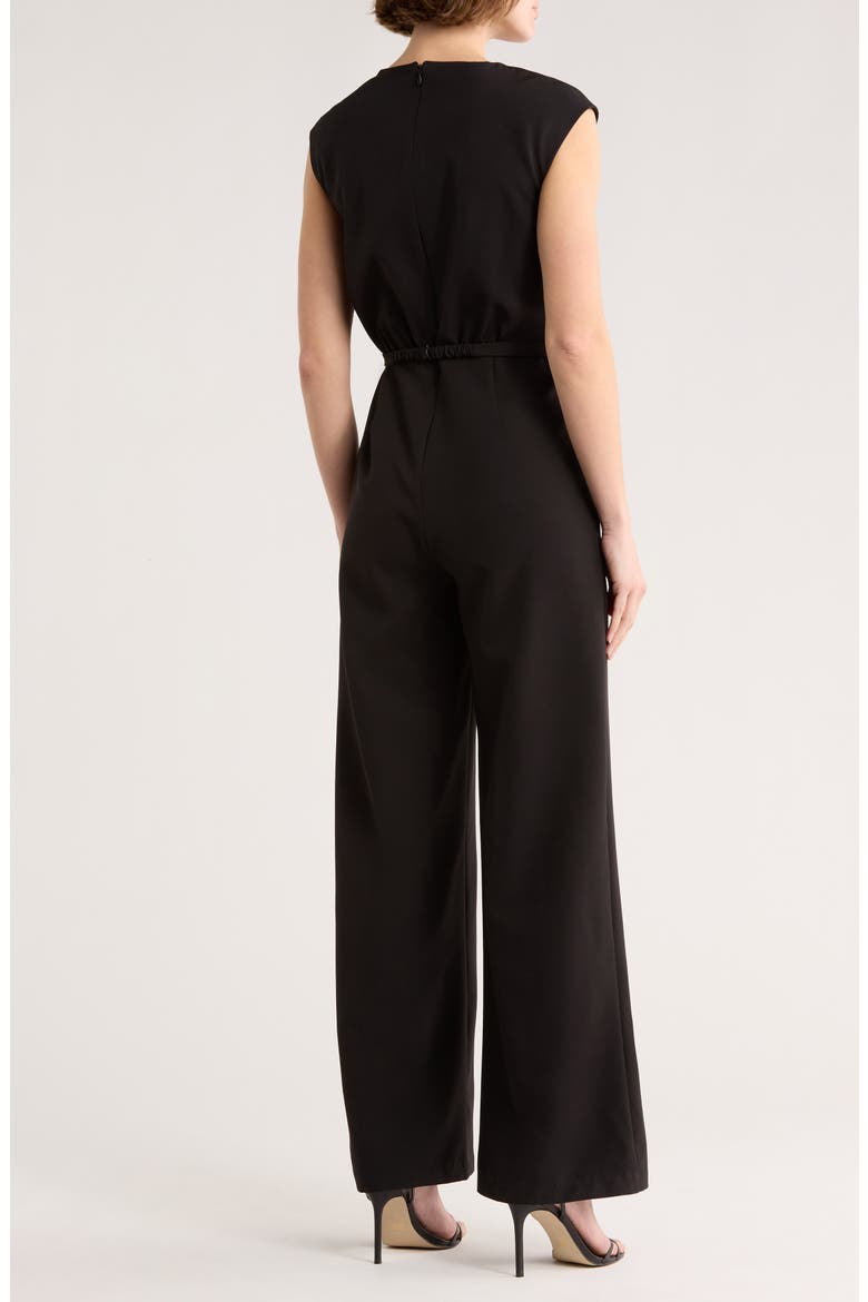 Anya Belted Jumpsuit, Alternate, color, RICH BLACK