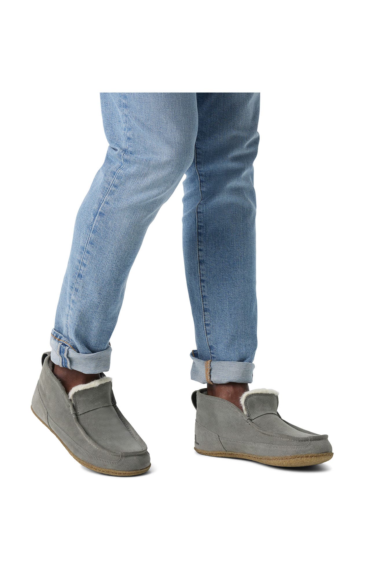 SOREL Manawan II Faux Fur Lined Slipper, Alternate, color, 