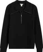 Caslon® Ottoman Half Zip Pullover