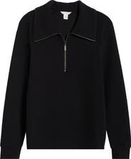 Caslon® Ottoman Half Zip Pullover