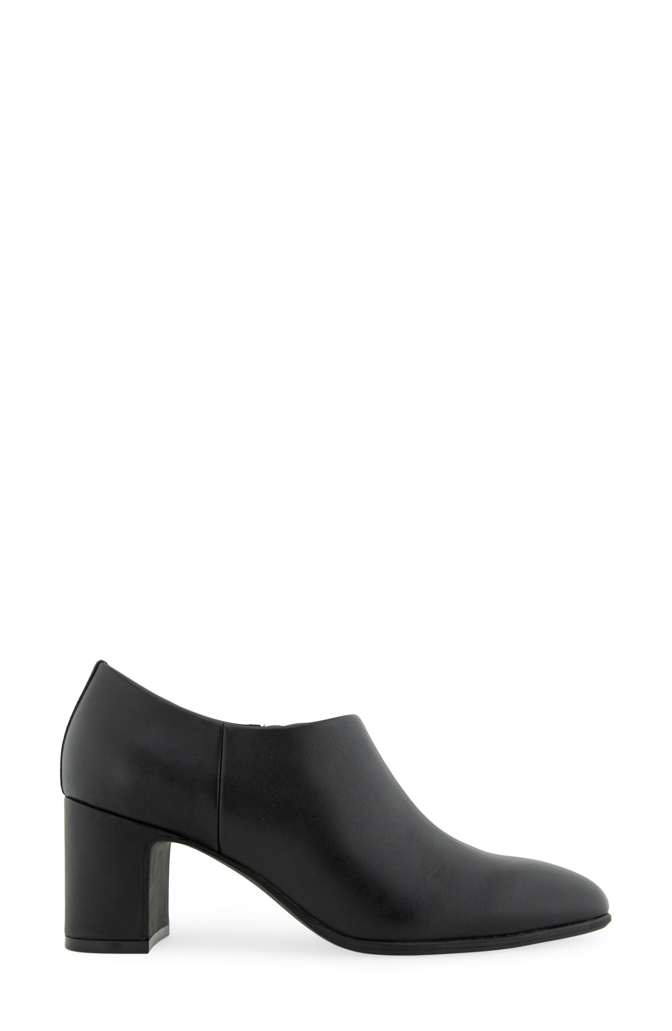 Aerosoles Melina Block Heel Bootie, Alternate, color, Black Leather