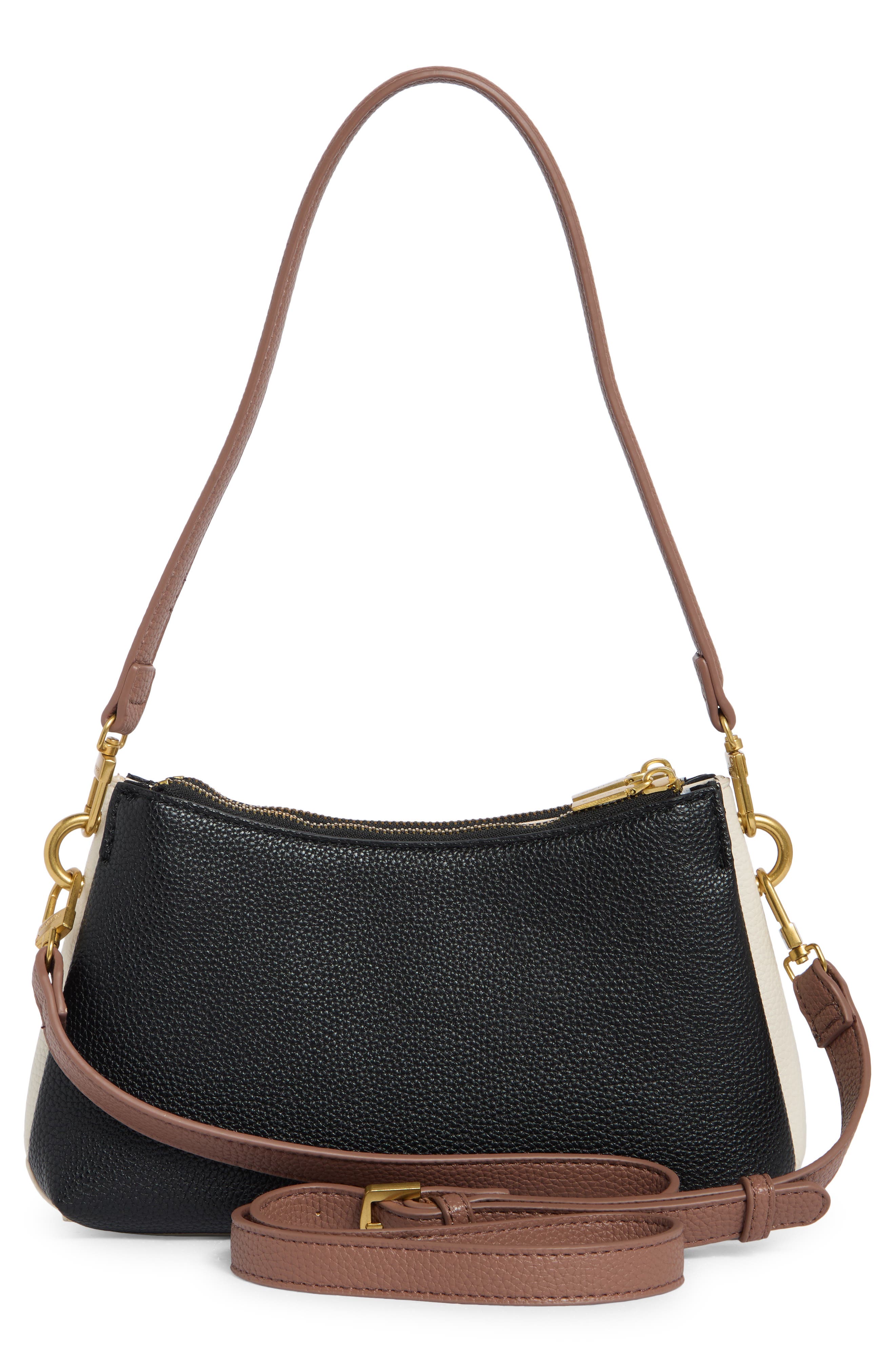 Tahari Eastside Crossbody Bag, Alternate, color, Black Block