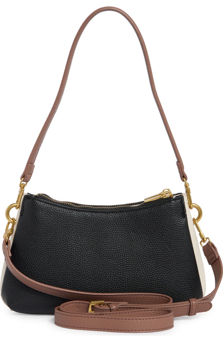 Tahari Eastside Crossbody Bag, Alternate, color, Black Block