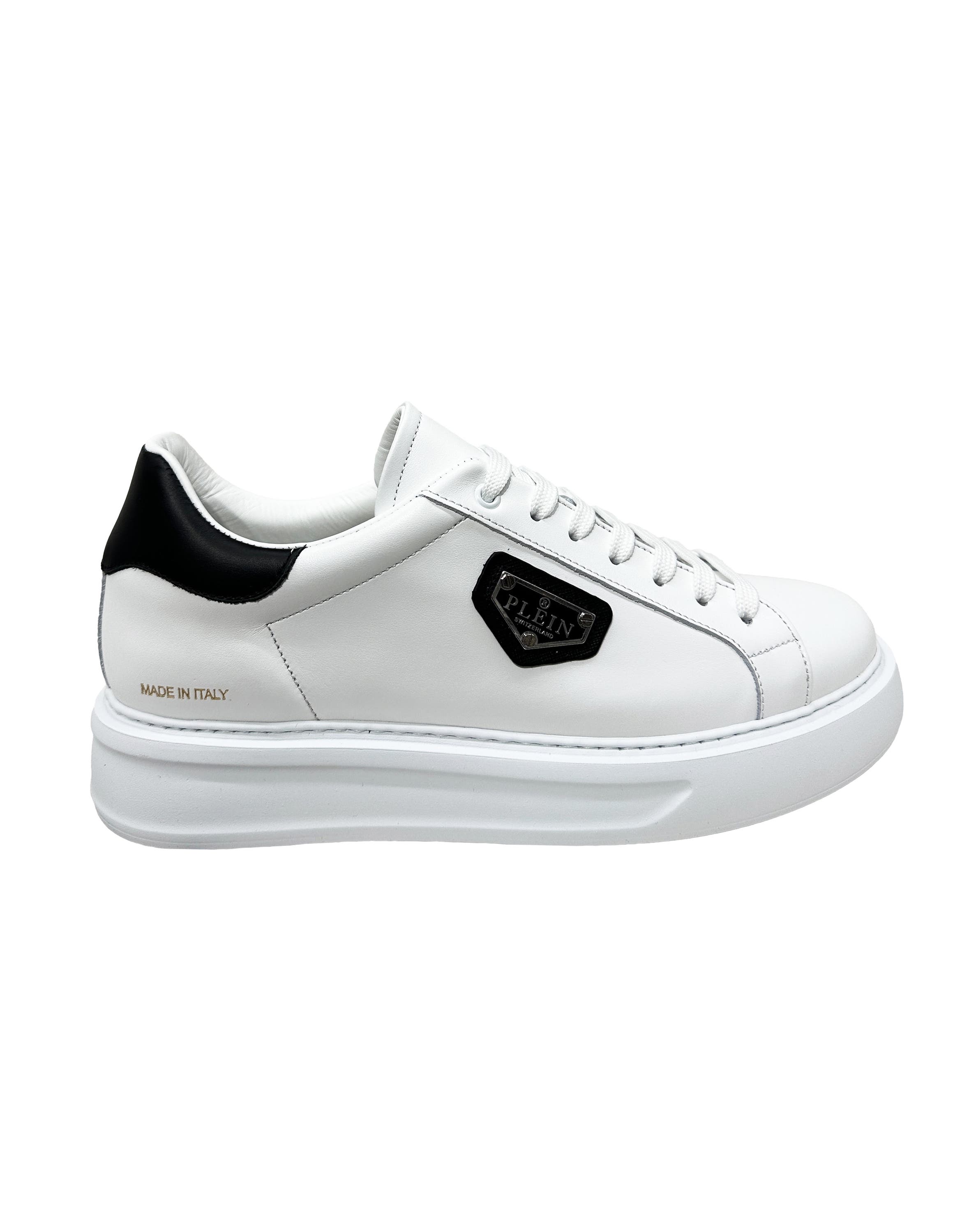 Low-Top Sneakers Titan Plein Unisex, Alternate, color, white/black