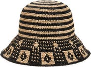 Brixton Redding Packable Straw Bucket Hat