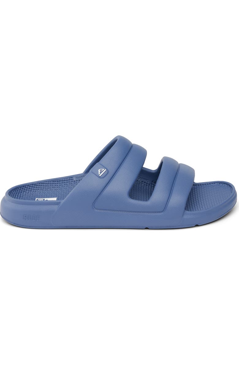 Reef Oasis Two-Bar Slide Sandal, Alternate, color, Blue Dusk